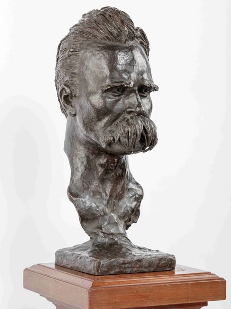 Friedrich Nietzsche Büste aus Bronze