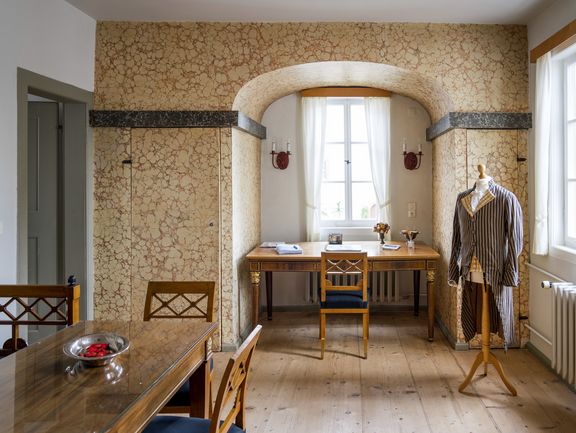 Künstlergarderobe des Liebhabertheaters Schloss Kochberg