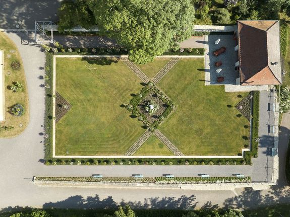 Ost-Parterre – Drohnenaufnahme