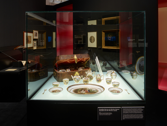 Werther scenes on Meissen porcelain