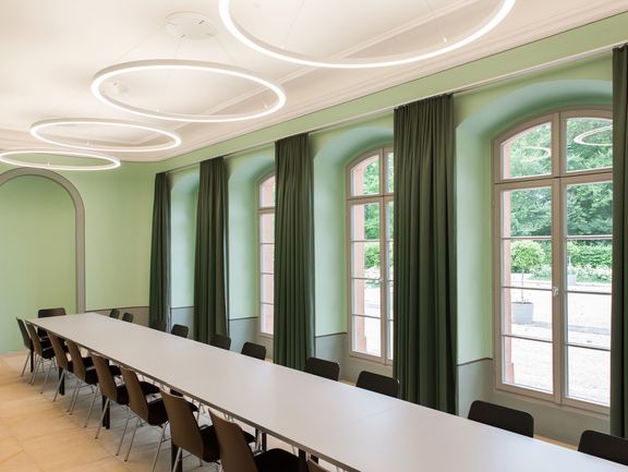 Blick in den Gartensaal 