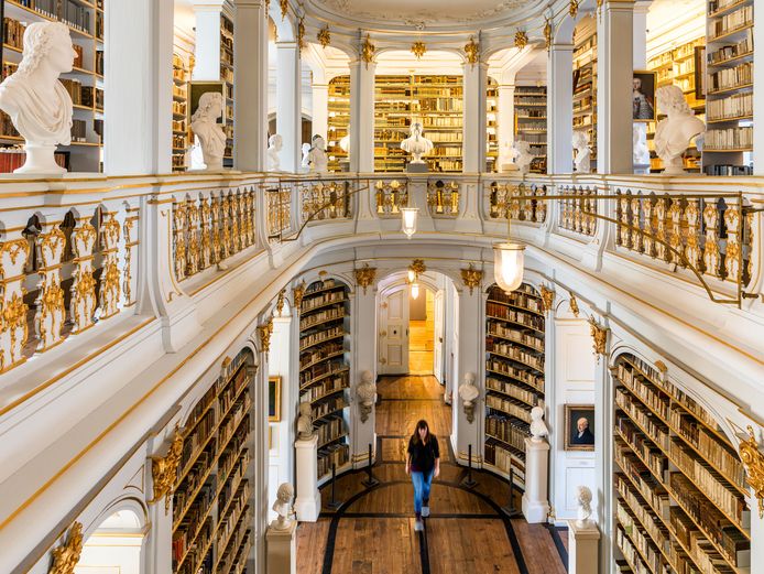 Salle rococo de la bibliothèque de la duchesse Anna Amalia