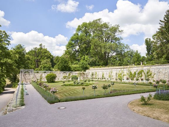 Blick auf das West-Parterre