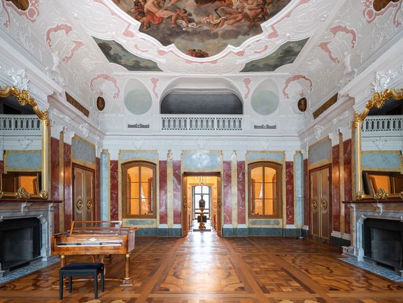 The ballroom of Belvedere Castle